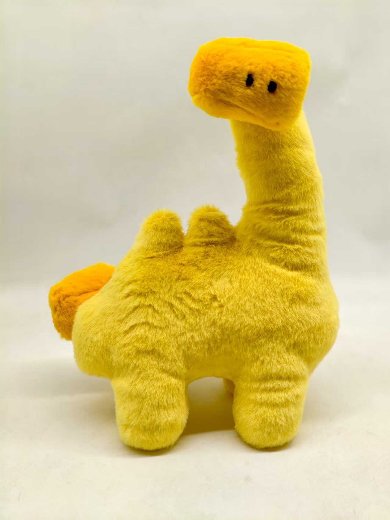 Custom yellow dinosaur plush